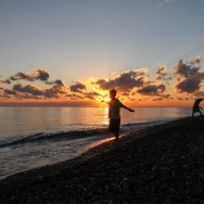 Sunrise fishing in Amed, Bali