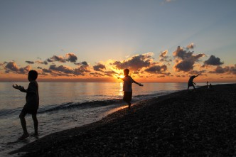 Sunrise fishing in Amed, Bali