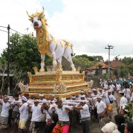 The cremation of a guru, Budakeling, Bali