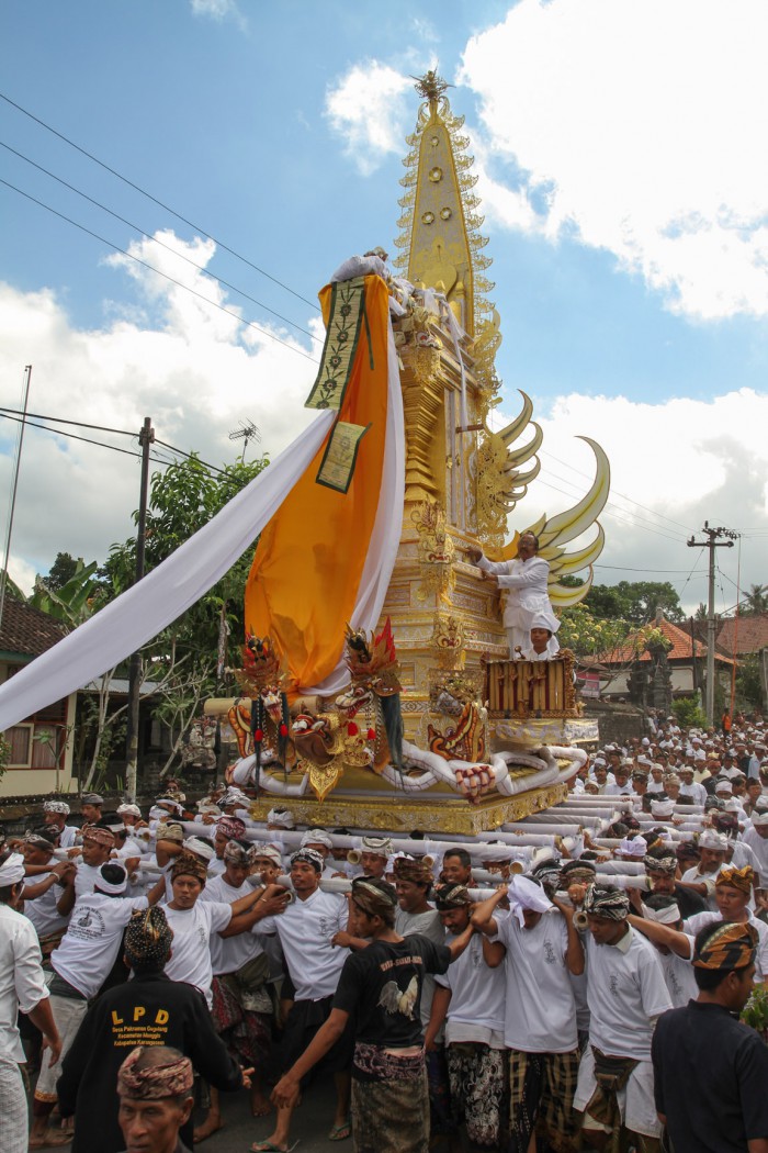 The cremation of a guru, Budakeling, Bali
