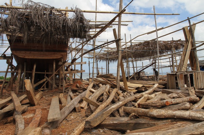 Boat making, Sulawesi