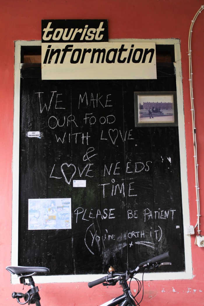 Restaurant sign, Sulawesi